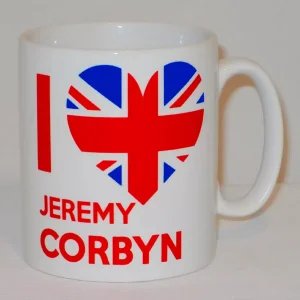 I Heart Jeremy Corbyn Mug Any Name Labour Prime Minister Love Politics Gift