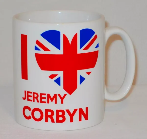 I Heart Jeremy Corbyn Mug Any Name Labour Prime Minister Love Politics Gift